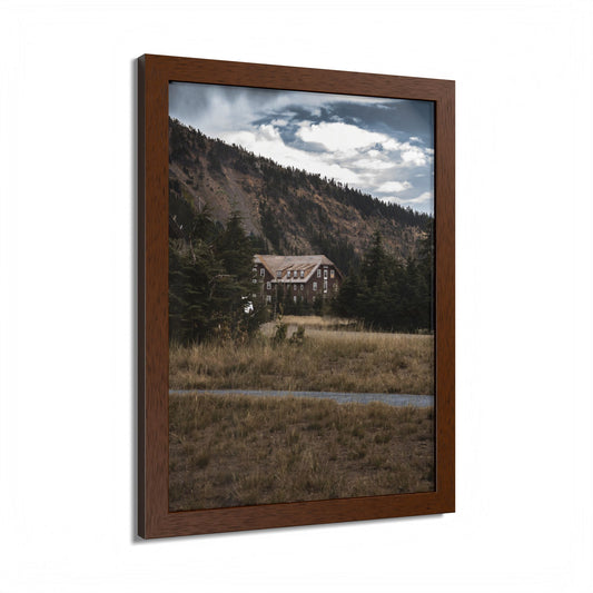 Crater Lake Lodge Wood Framed Print