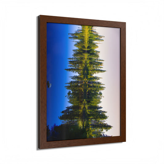Shattered Horizon Wood Framed Print
