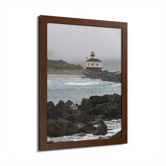 Sentinel In The Gray Wood Framed Print