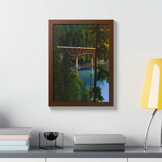 Lost Creek Lake Wood Framed Print