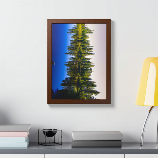 Shattered Horizon Wood Framed Print