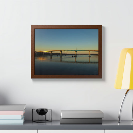 The Sharptown Span Wood Framed Print