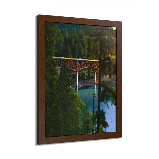 Lost Creek Lake Wood Framed Print
