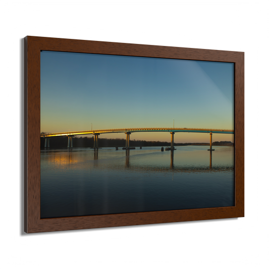 The Sharptown Span Wood Framed Print