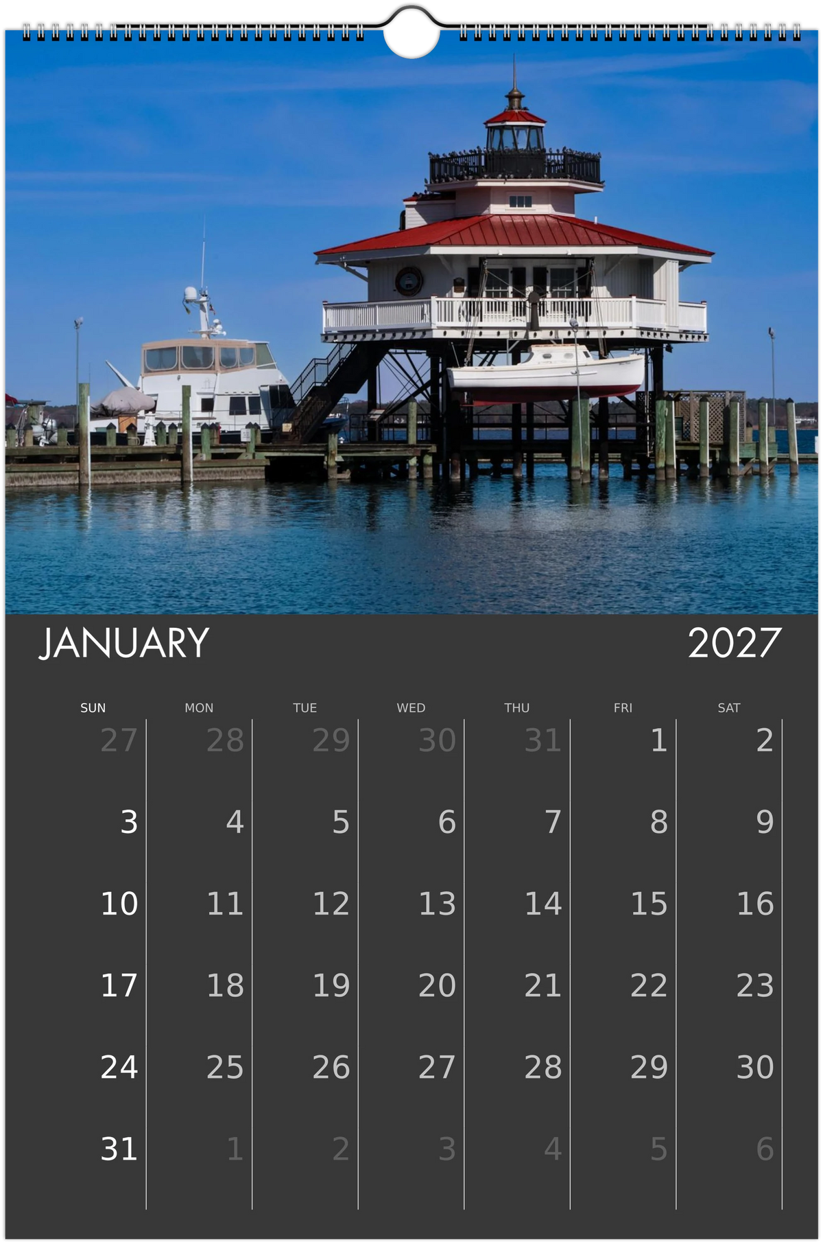 Eastern Shore 2027 Calendar