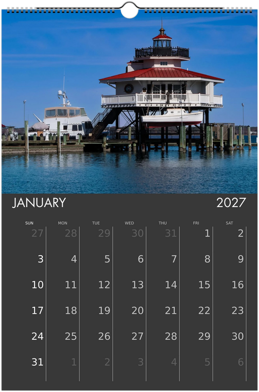 Eastern Shore 2027 Calendar