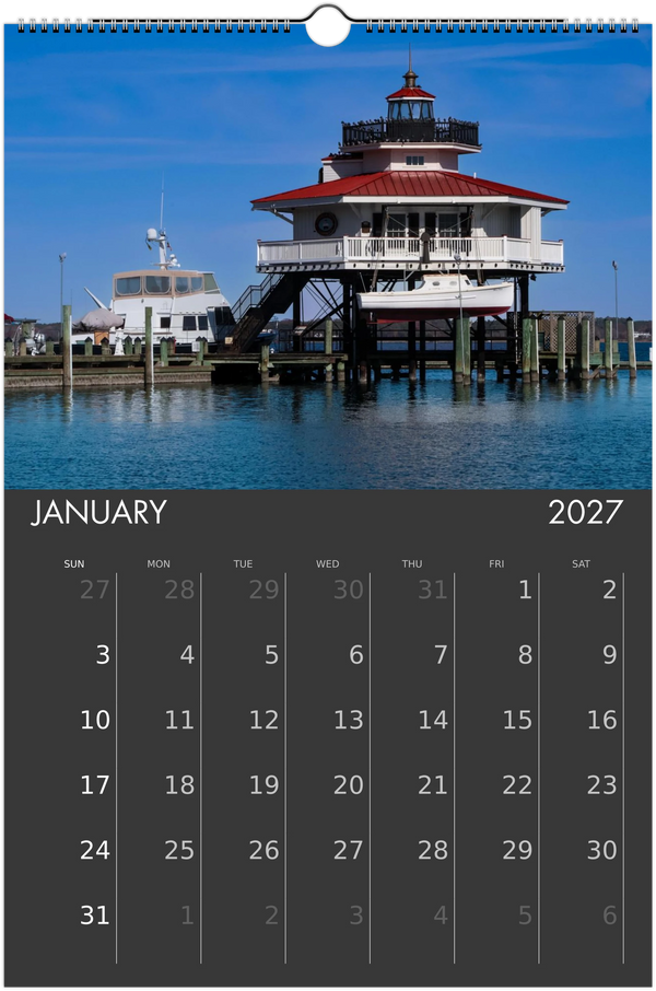 Eastern Shore 2027 Calendar