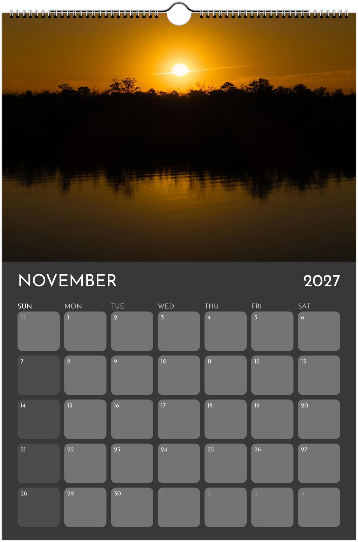 Eastern Shore 2027 Calendar