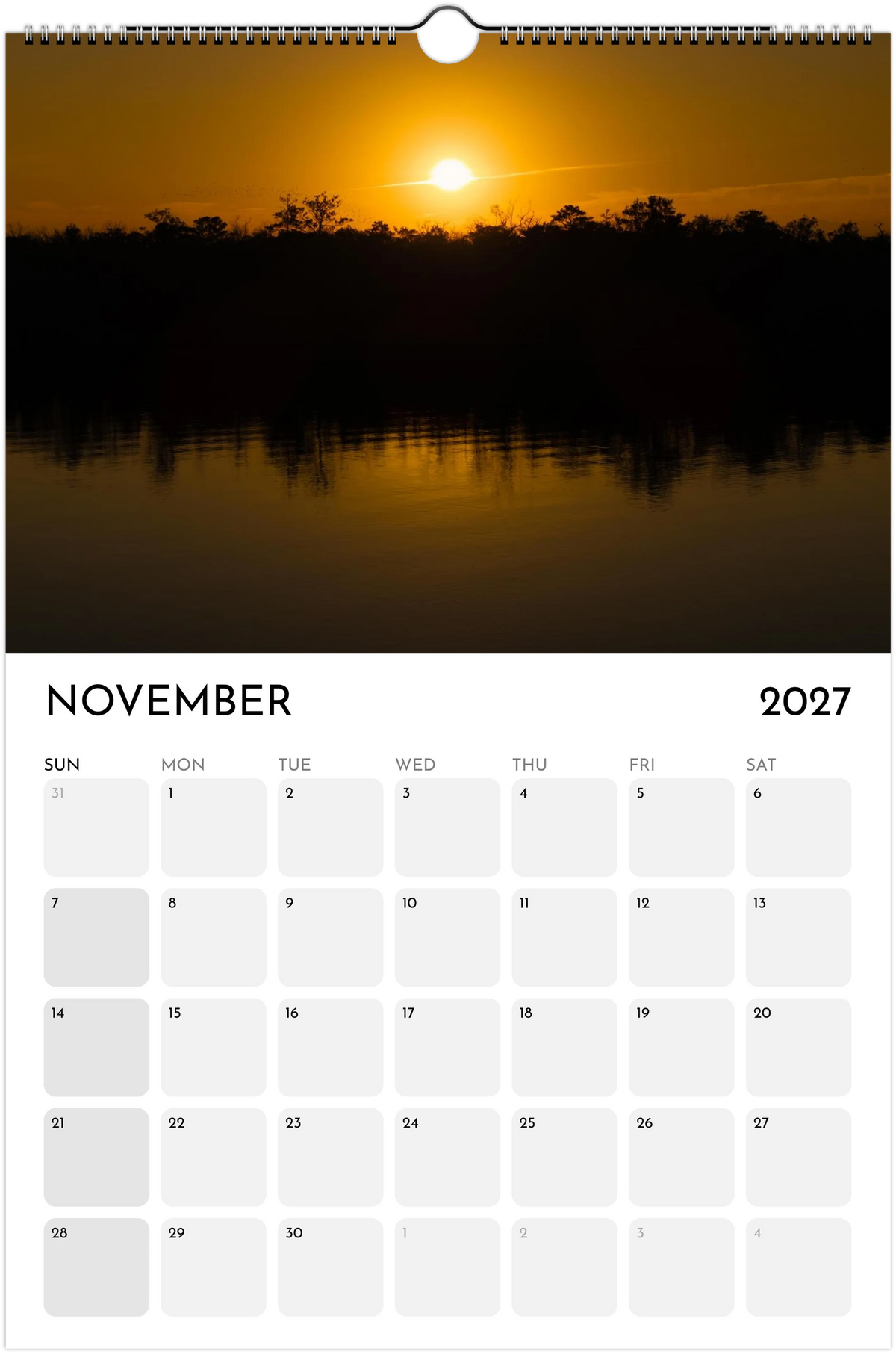 Eastern Shore 2027 Calendar