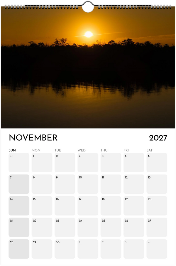 Eastern Shore 2027 Calendar