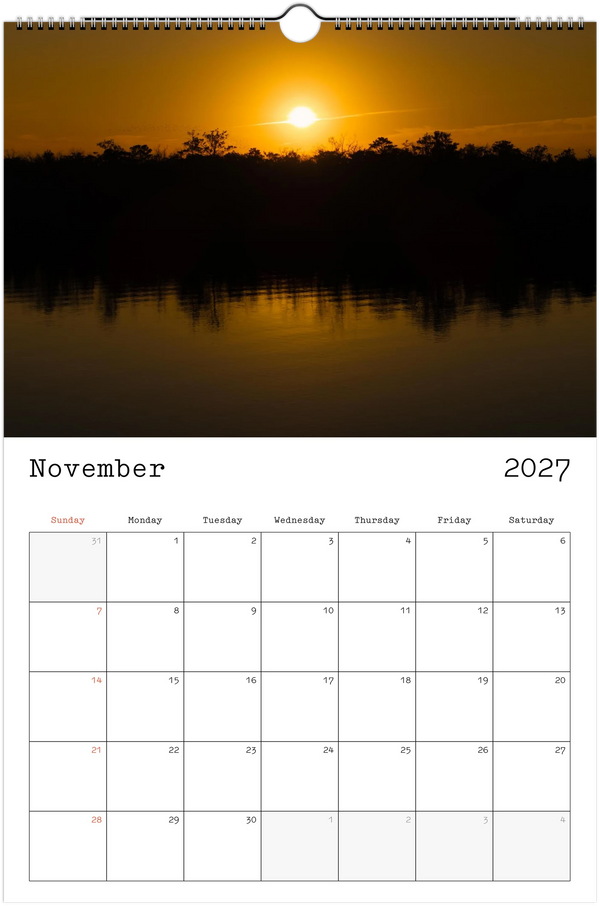 Eastern Shore 2027 Calendar