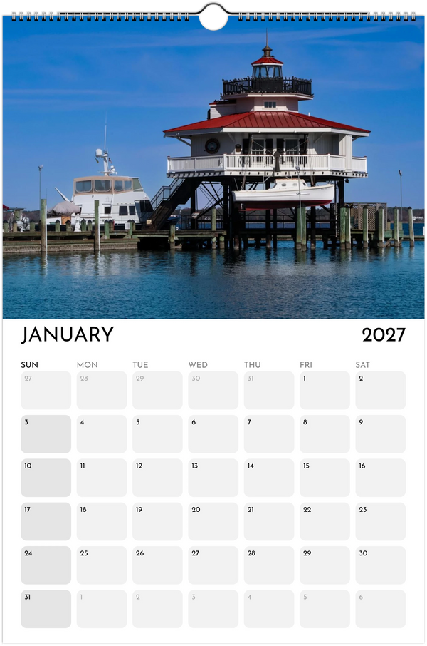 Eastern Shore 2027 Calendar