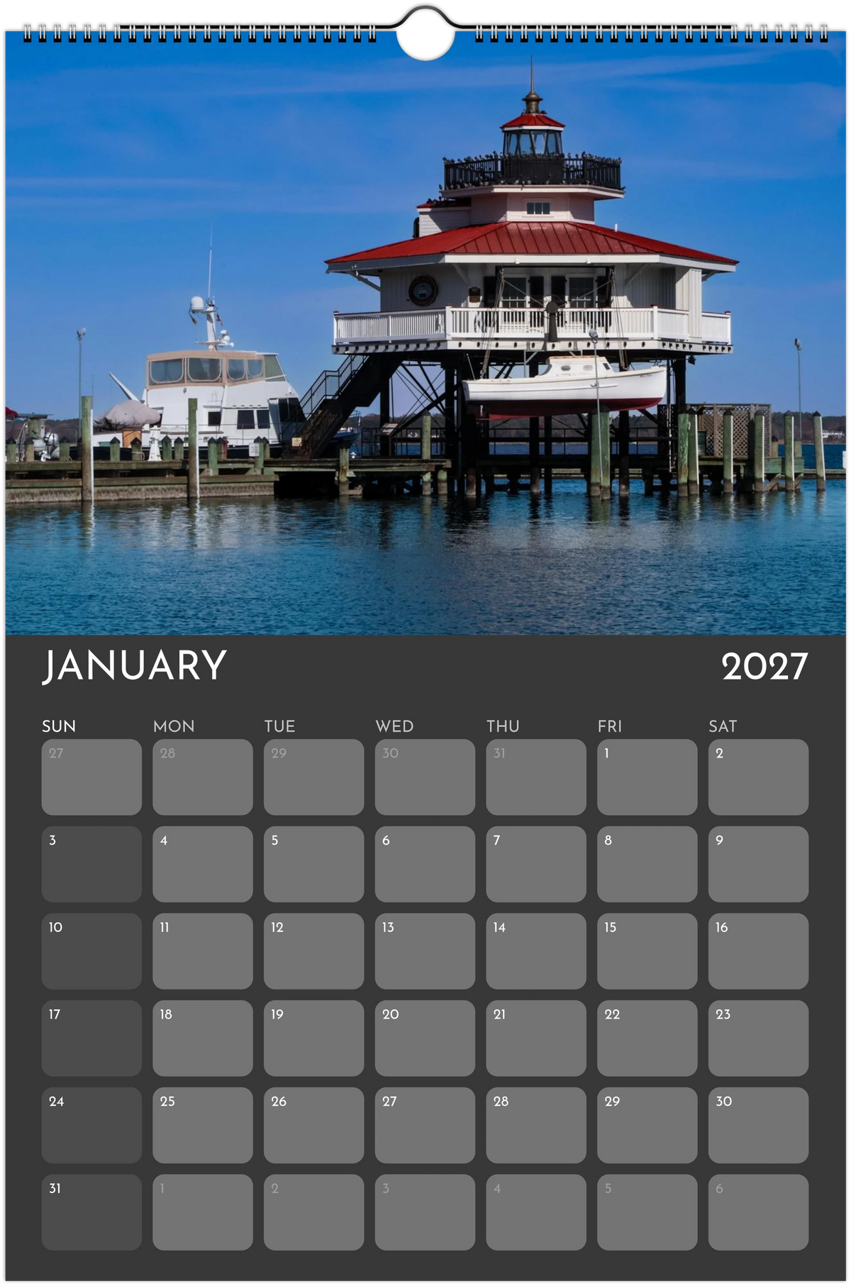 Eastern Shore 2027 Calendar