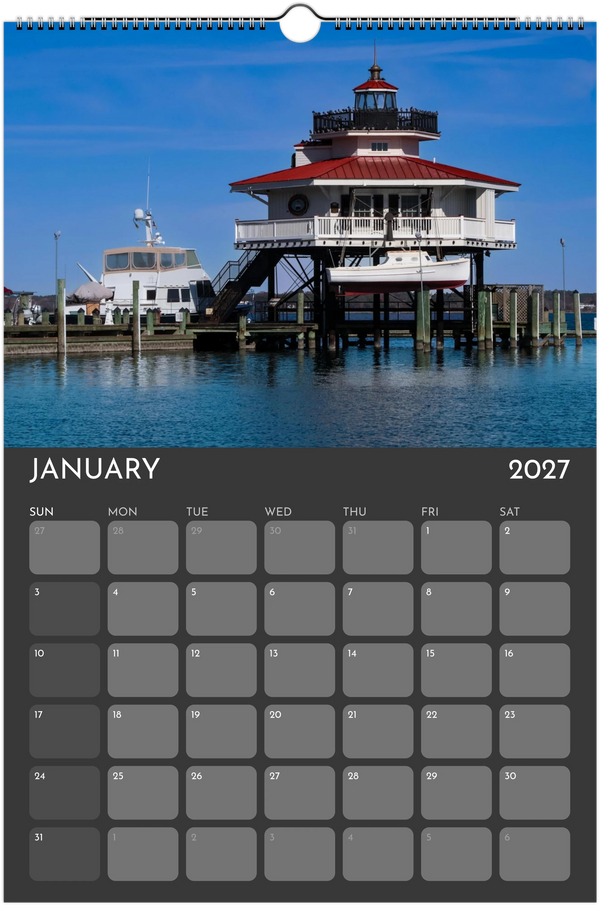 Eastern Shore 2027 Calendar