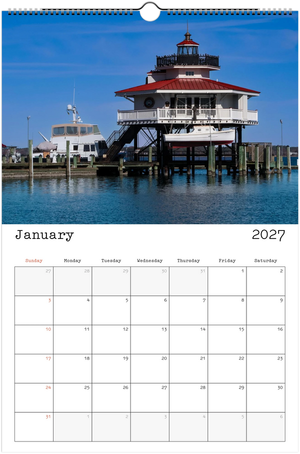 Eastern Shore 2027 Calendar