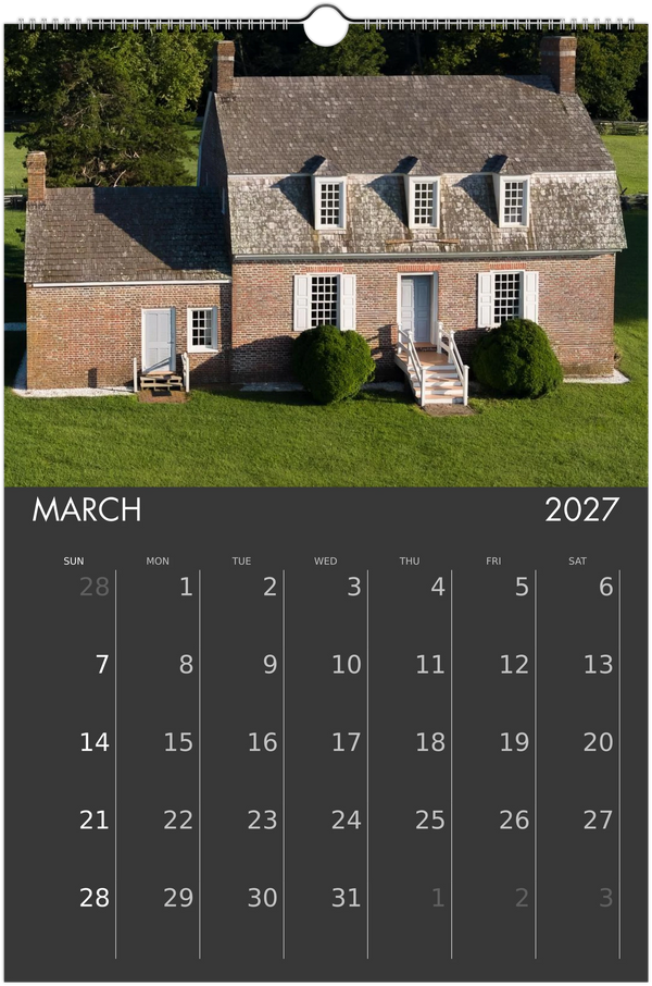 Eastern Shore 2027 Calendar