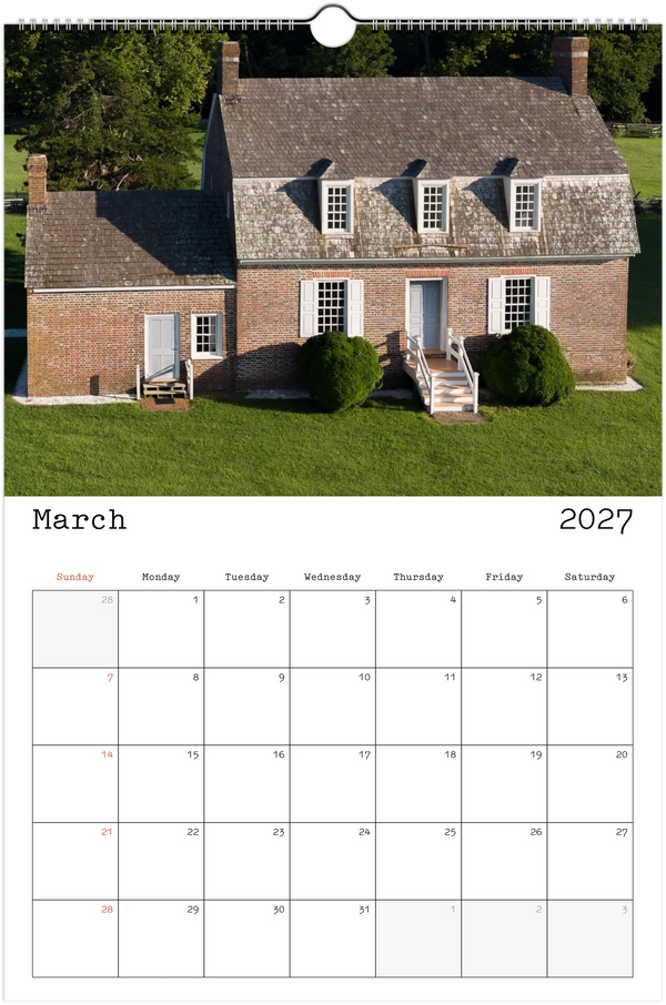 Eastern Shore 2027 Calendar