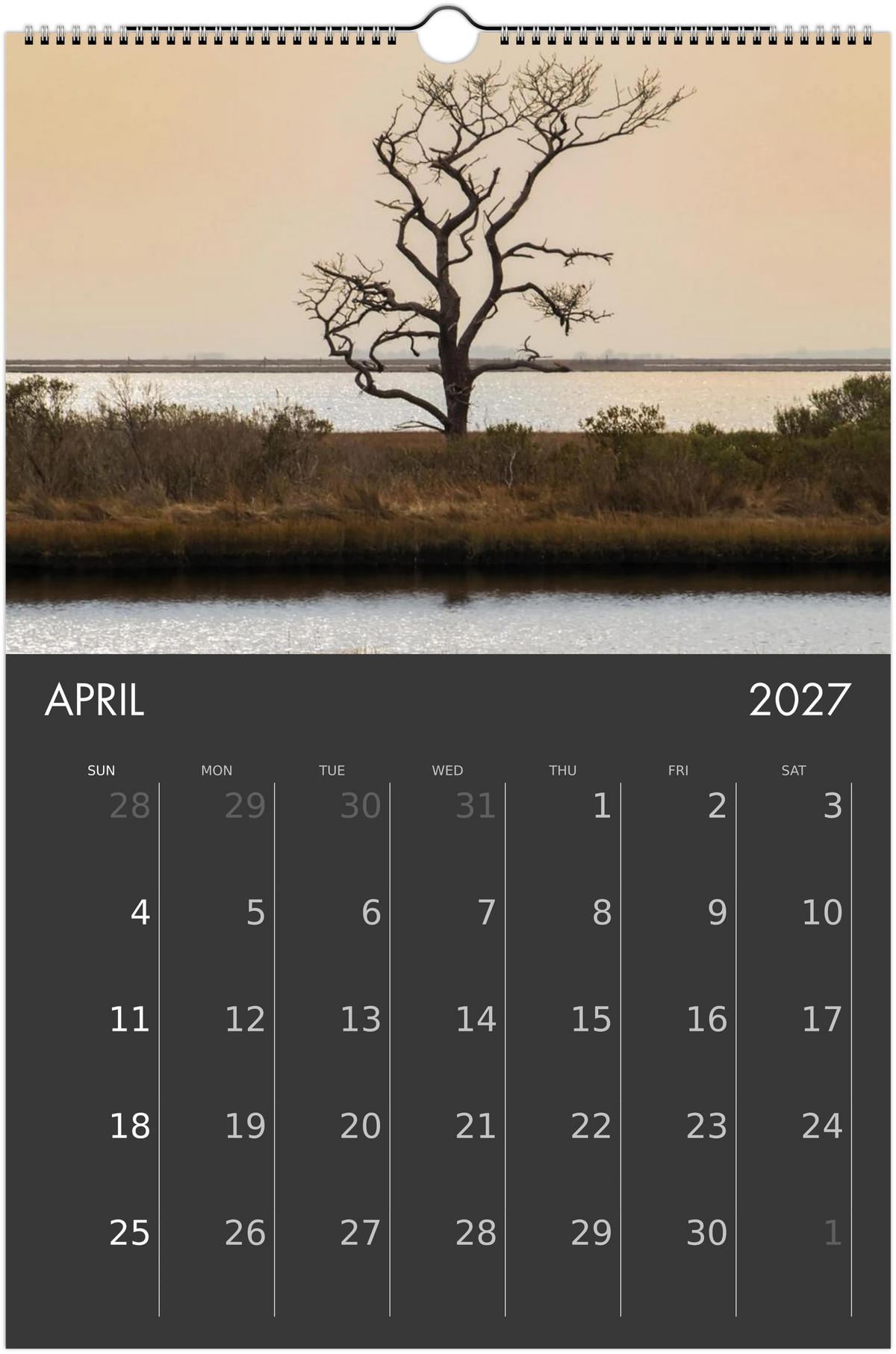 Eastern Shore 2027 Calendar