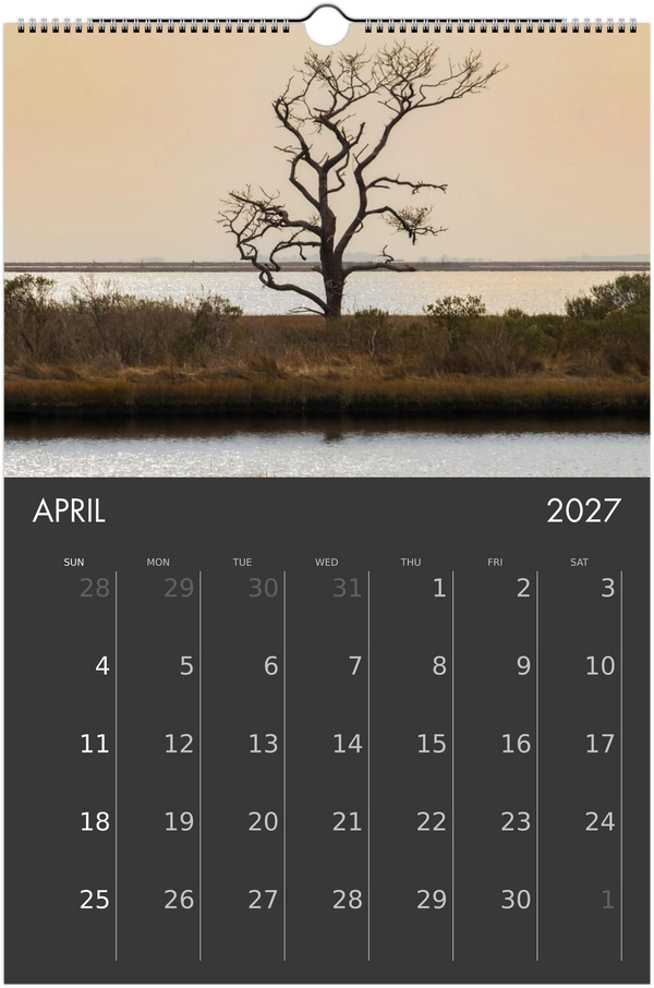 Eastern Shore 2027 Calendar