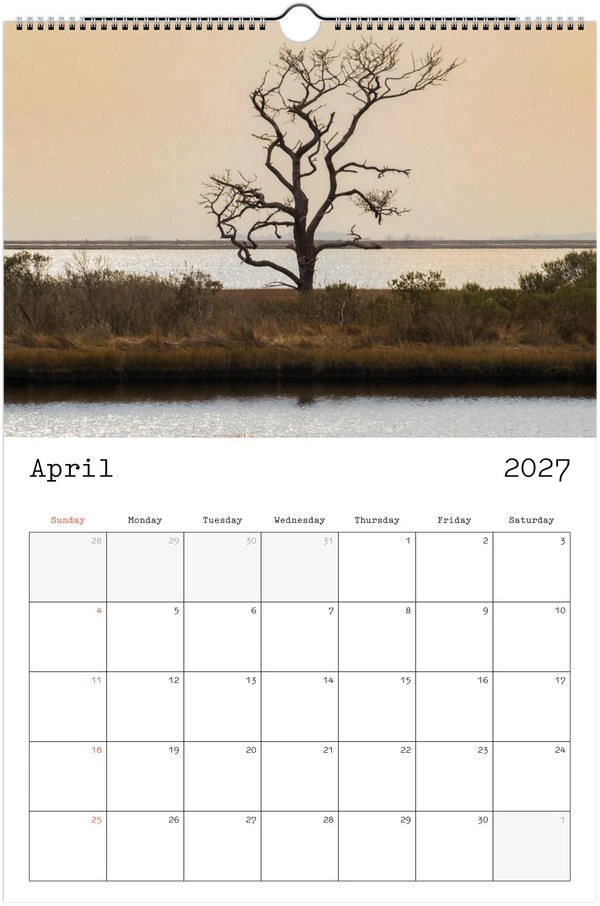 Eastern Shore 2027 Calendar