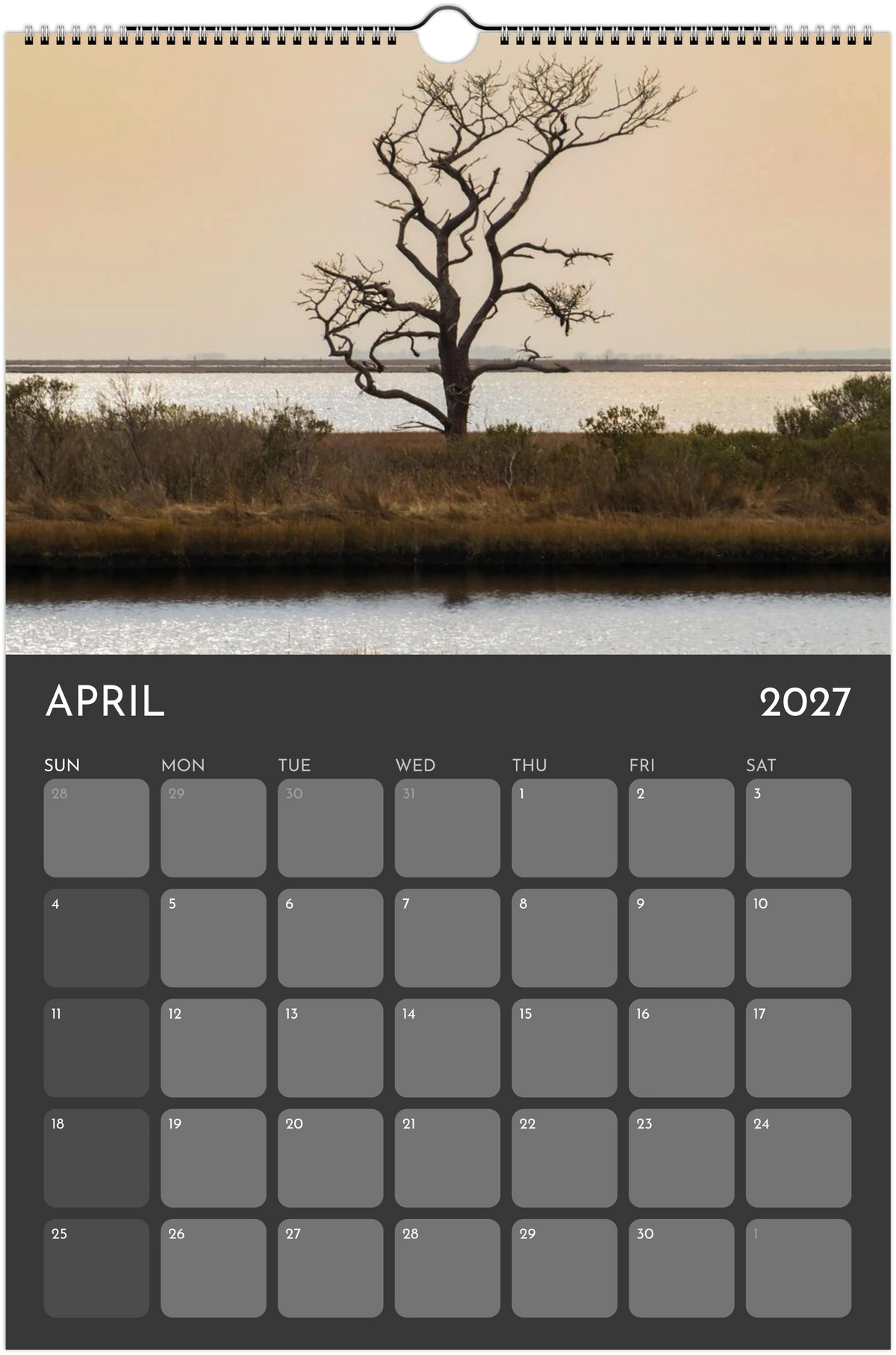 Eastern Shore 2027 Calendar