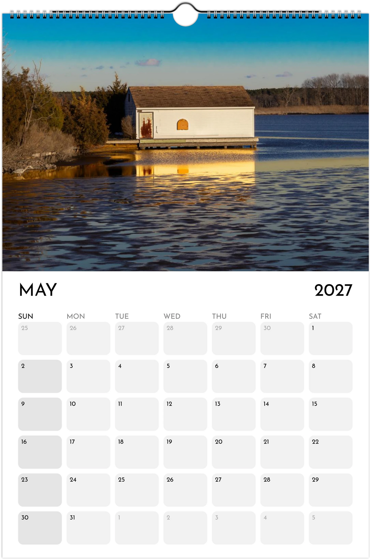 Eastern Shore 2027 Calendar