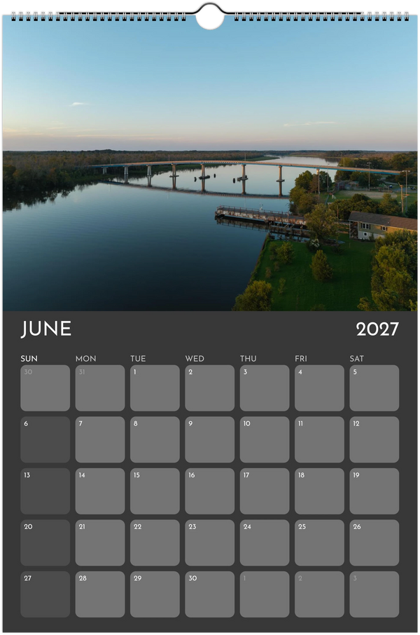 Eastern Shore 2027 Calendar
