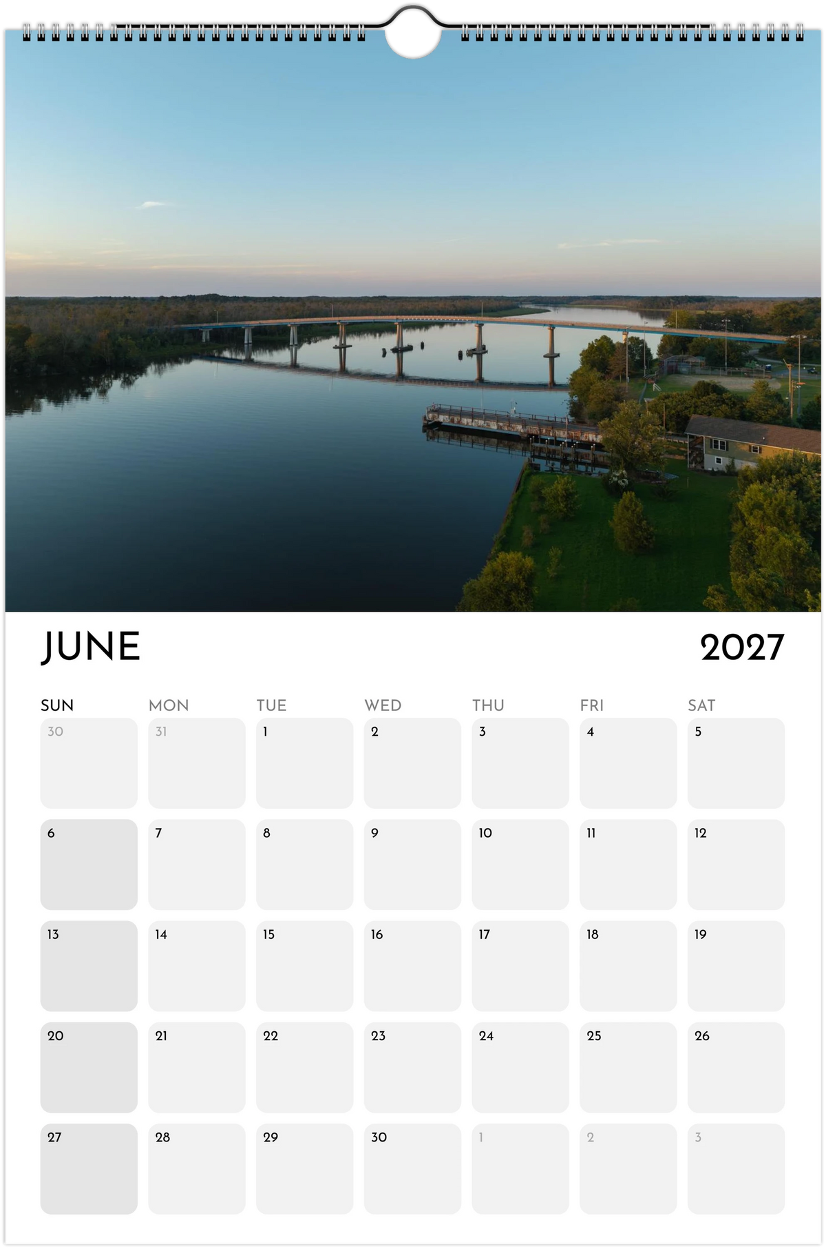 Eastern Shore 2027 Calendar