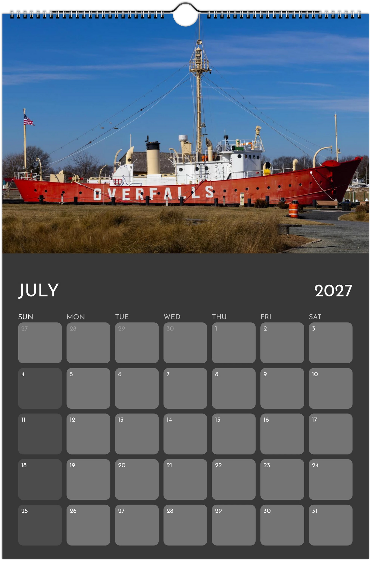 Eastern Shore 2027 Calendar