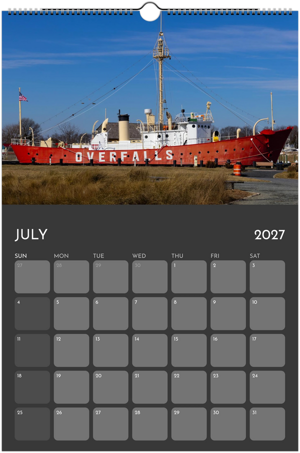 Eastern Shore 2027 Calendar