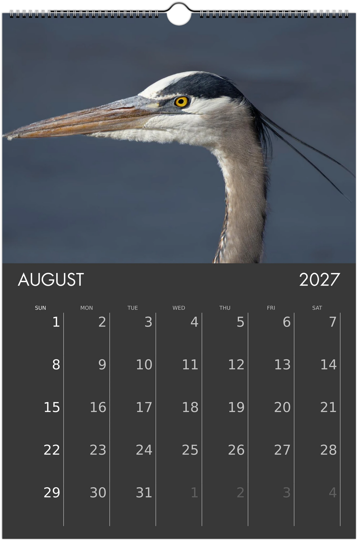 Eastern Shore 2027 Calendar