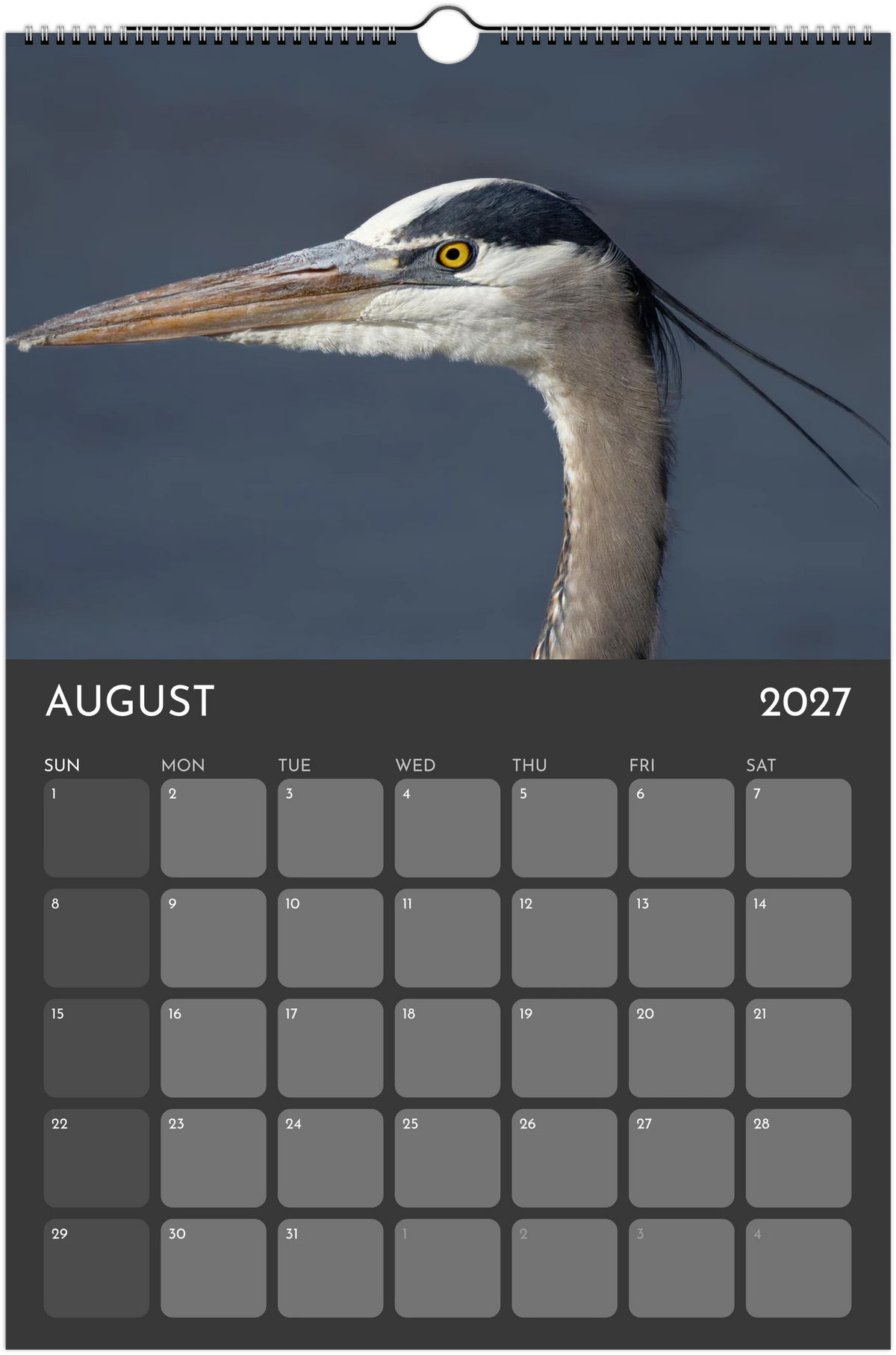 Eastern Shore 2027 Calendar