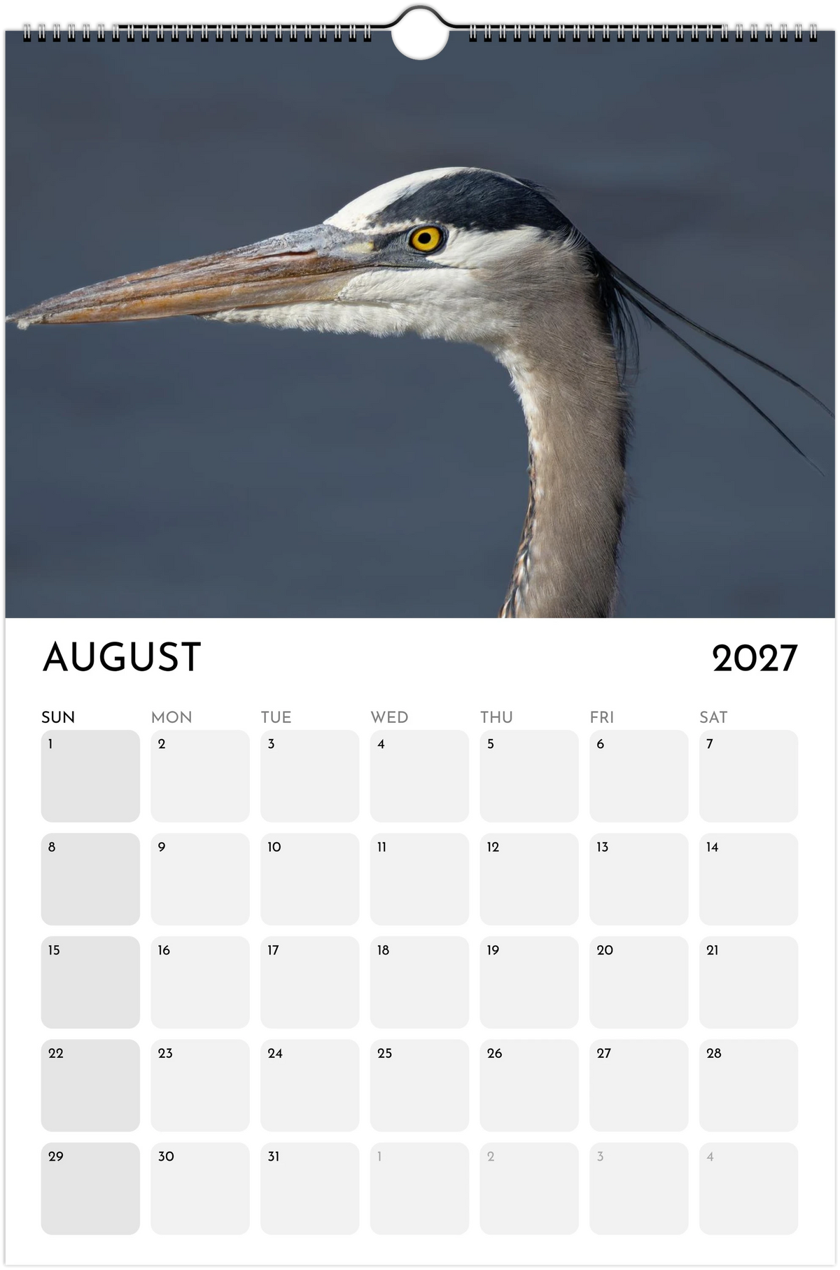 Eastern Shore 2027 Calendar