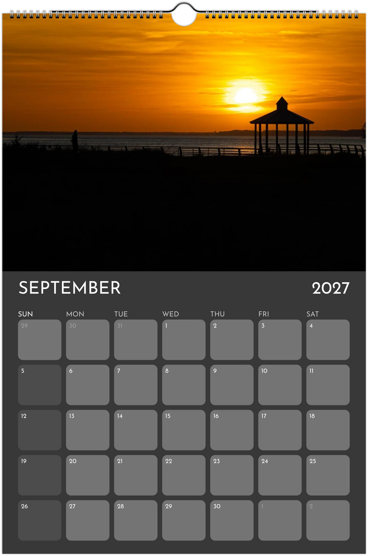 Eastern Shore 2027 Calendar